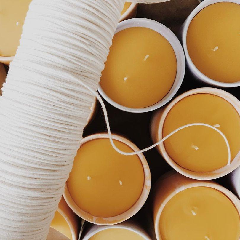 Beeswax Quench Candle